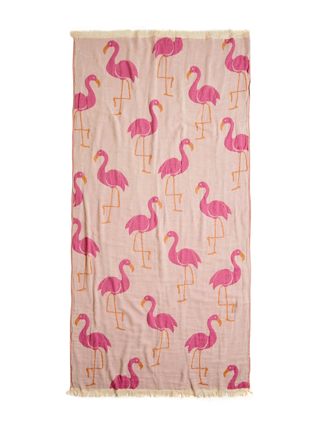 Promotional Pink Flamingo Turkish Towel