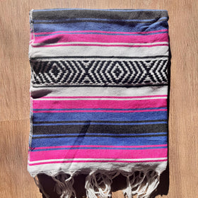 Riviera Maya Falsa Throw - Custom Decorated Sarapes  RT747 in Purple