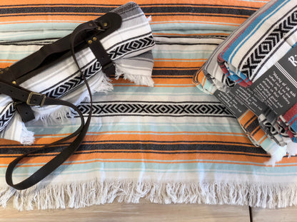 Carry Straps Leather Canvas and Poly-Nylon for Turkish Towels and Blankets RT881