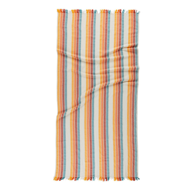 Indio Retro Vertical Stripes Promotional Turkish Towel - photo 1