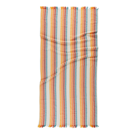 Indio Retro Vertical Stripes Promotional Turkish Towel - RT877