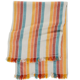 Indio Retro Vertical Stripes Promotional Turkish Towel - RT877 in Golden
