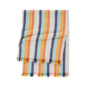 Indio Retro Vertical Stripes Promotional Turkish Towel - RT877 in Sage