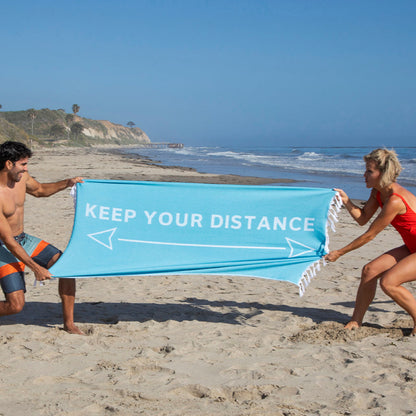 Keep Your Distance Towel