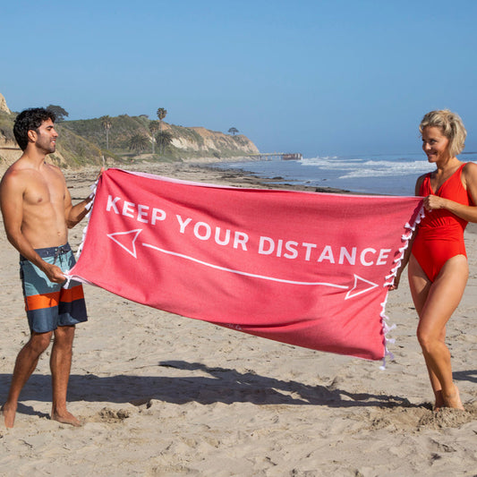 Keep Your Distance Towel