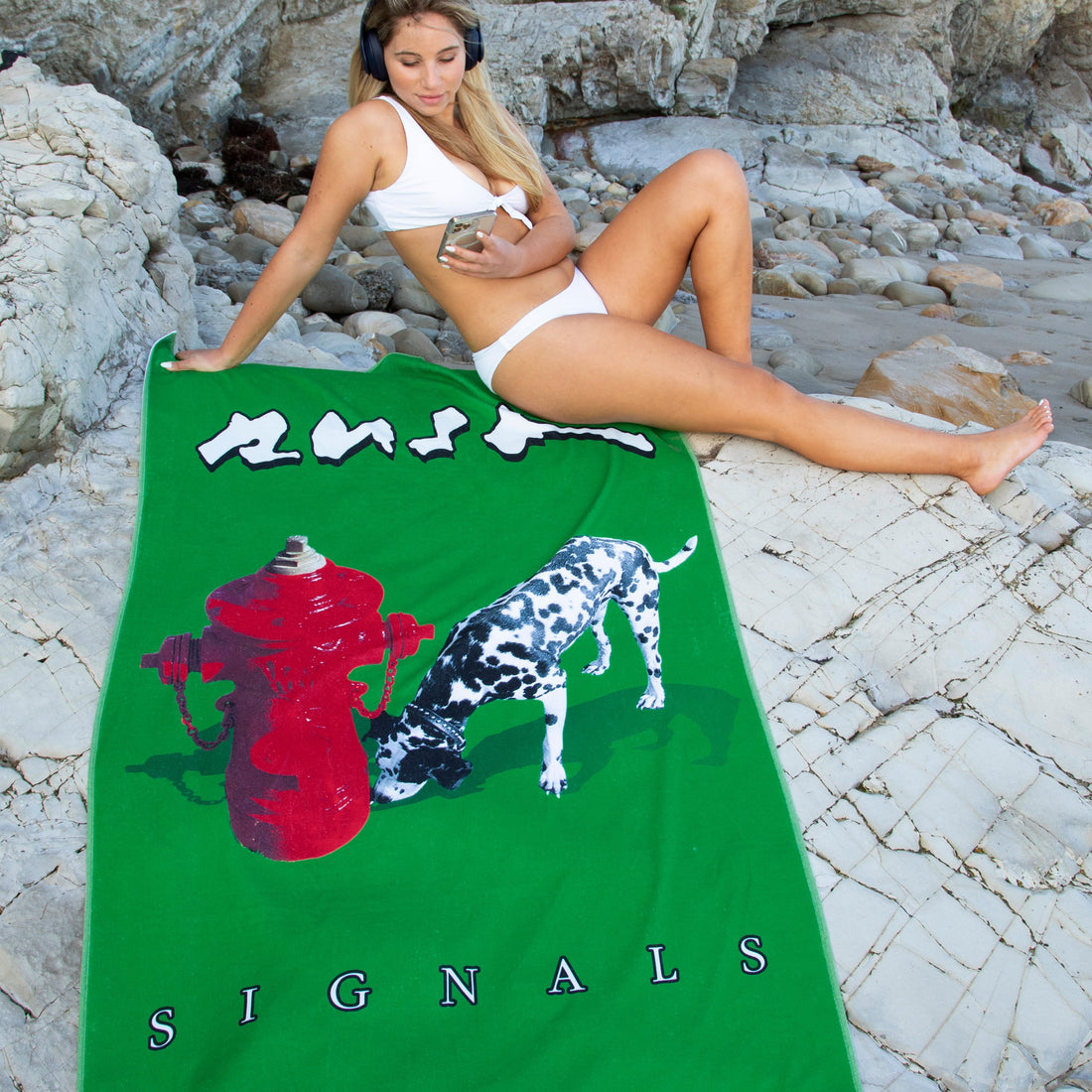 Terry Back Printed Turkish Towels