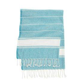 Malibu Turkish Towel - Cotton & Recycled rPET- RT833 in Turquoise
