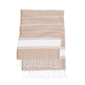 Malibu Turkish Towel - Cotton & Recycled rPET- RT833 in Beige