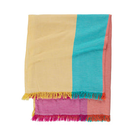 Miami Turkish Towel in Pink/Yellow