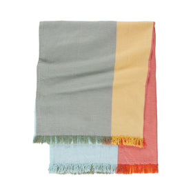Miami Turkish Towel in Sage/Coral