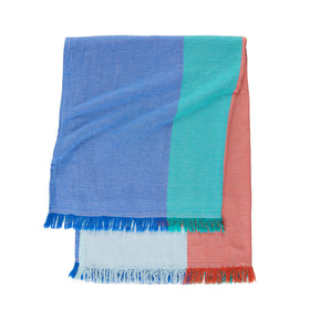Miami Turkish Towel in Mint/Coral
