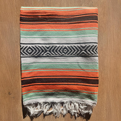 Riviera Maya Falsa Throw - Custom Decorated Sarapes  RT747