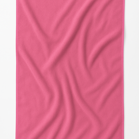 Veloura™ Luxury Terry Velour Towels in Solid Vivid Colors - RT215 in Pink