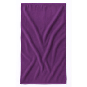Veloura™ Luxury Terry Velour Towels in Solid Vivid Colors - RT215 in Purple