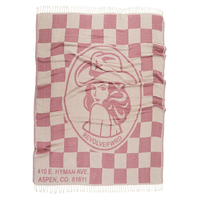 Custom Blankets Jacquard Woven in 1 Single Color