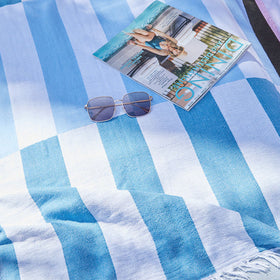 Barbados Turkish Towel in Blue