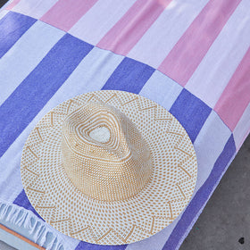 Barbados Turkish Towel in Purple/Pink