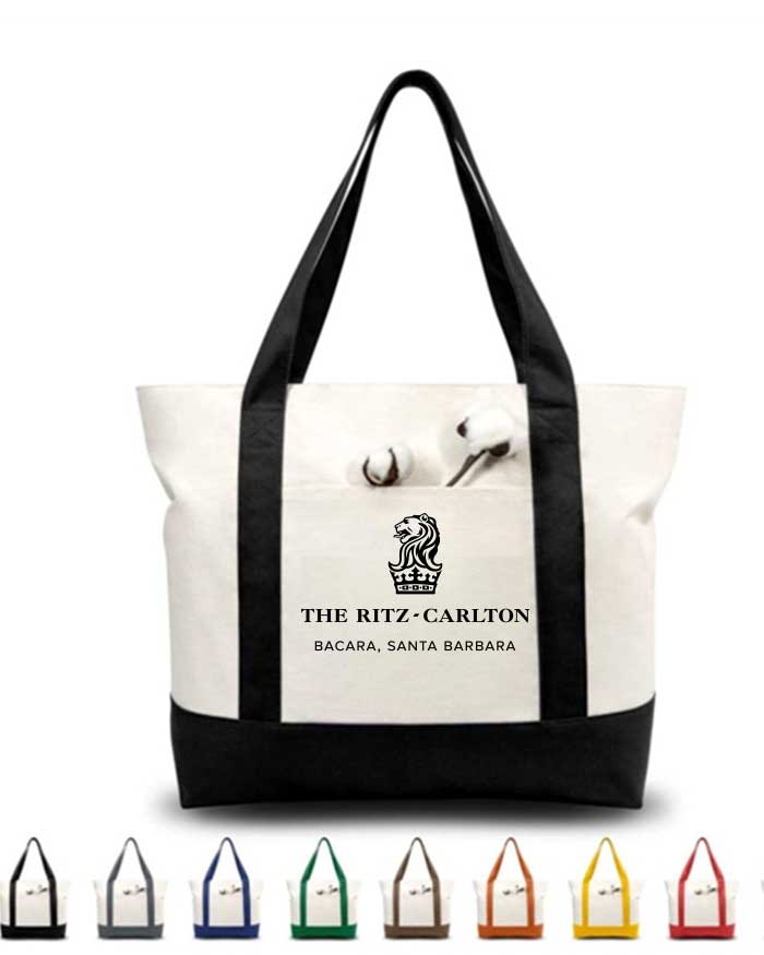 San Sebastián Canvas Tote with Stylish Matching Base & Handles -RT834