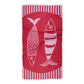 Pesce Duo - 2 Fish - Turkish Towel - RT878