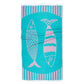 Pesce Duo - 2 Fish - Turkish Towel - RT878