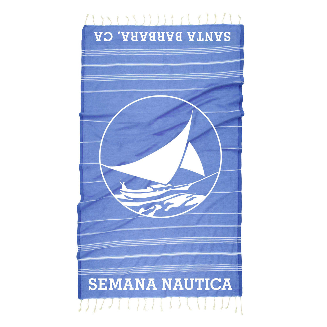 SEMANA NAUTICA - CUSTOM WOVEN TURKISH TOWEL