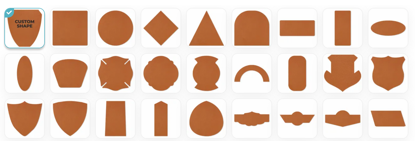 Custom Leather Patches - Branding Labels - RT889