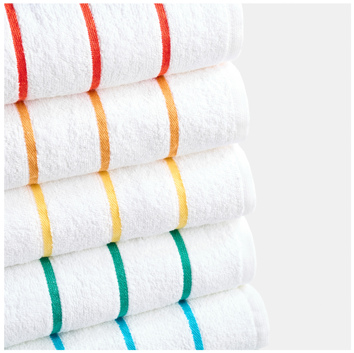 Poolside Stripe Terry Pool Towels - RT897