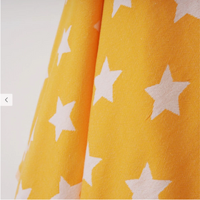 Stars Align Double Layer Turkish Towel RT862 in Mango