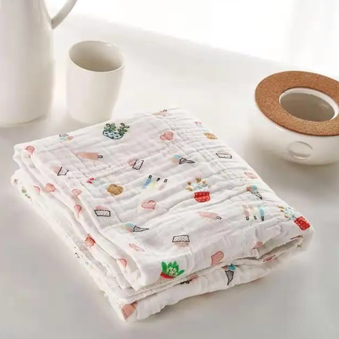 Baby Blanket Cotton & Bamboo Customized & Certified -  RT841