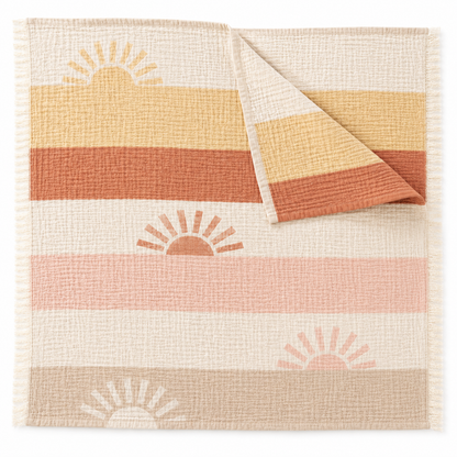 Baby Blankets 100% Cotton Swaddles Customized & Certified -  RT898