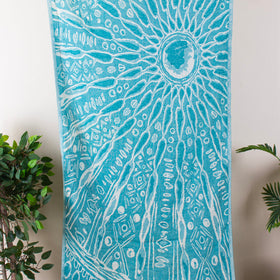 Promotional Sun Shine Turkish Towel - 42-Colors - RT868 in Blue
