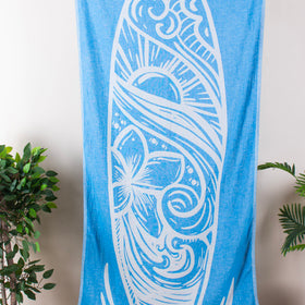 Promotional Surfboard Towel - 42-Colors - RT869 in Blue / Single Color