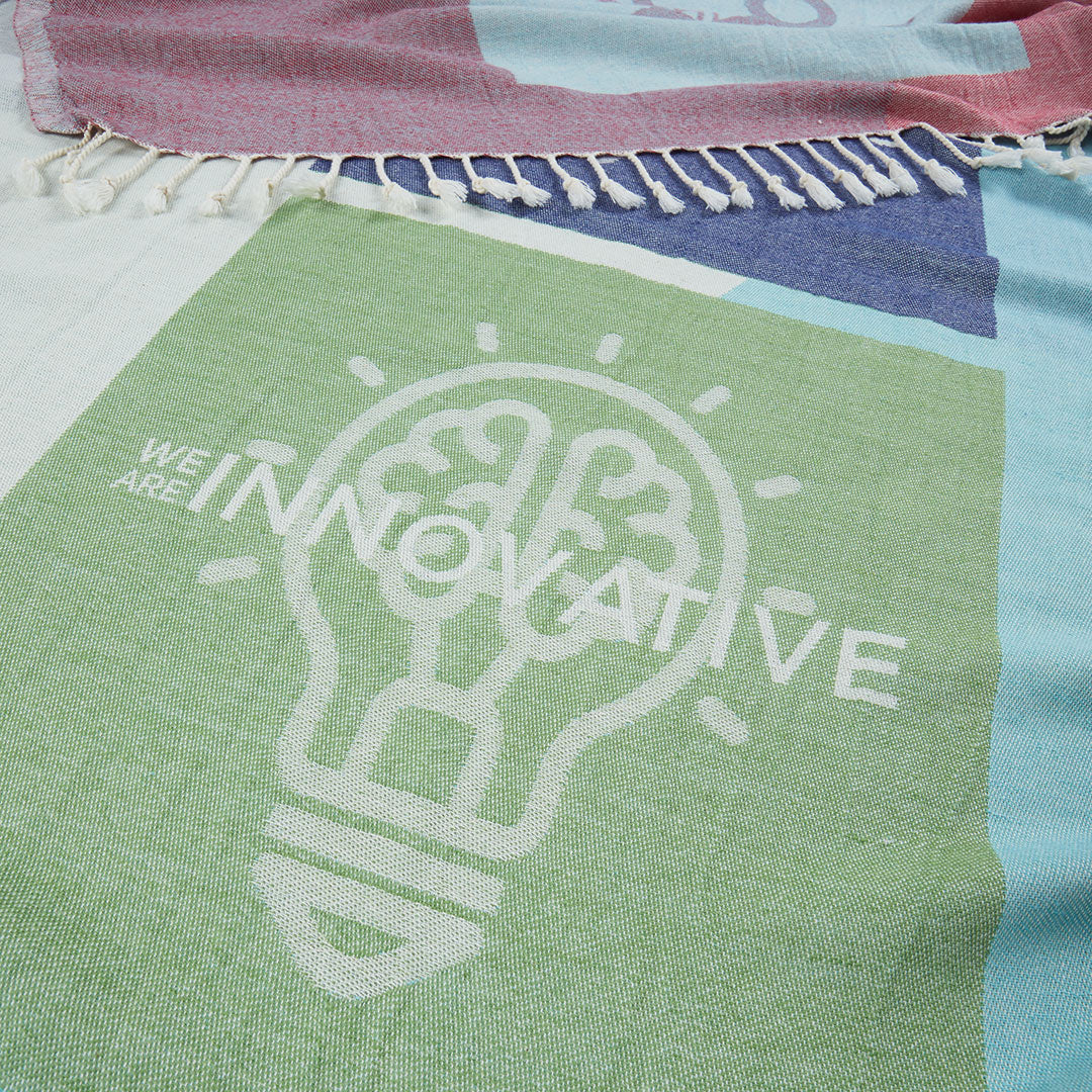 Custom Jacquard Woven Turkish Towel - RT089