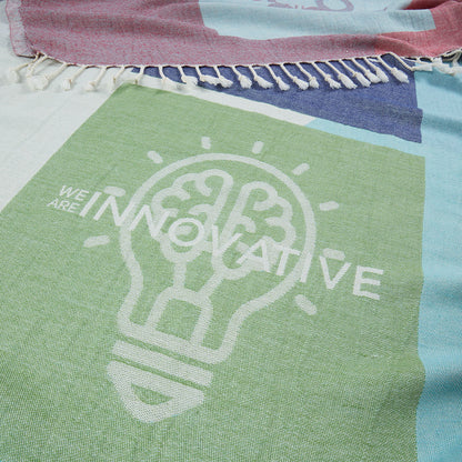 Custom Jacquard Woven Turkish Towel - RT089