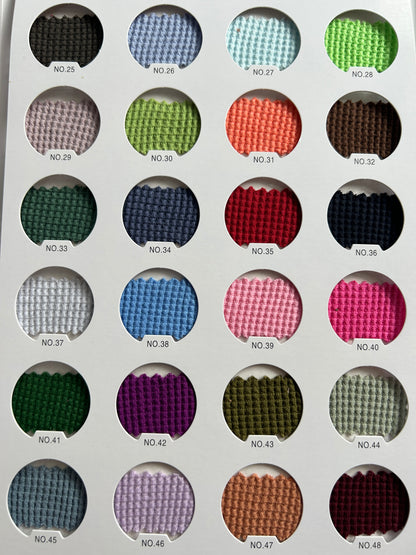 Custom Waffle Weave Pajama Lounge Wear Sets - RT891