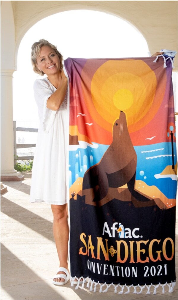 aflac convention towel
