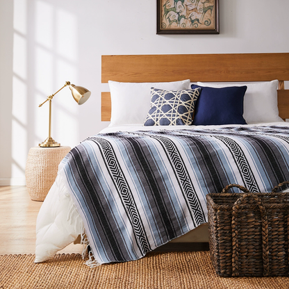 Riviera Maya Falsa Throw - Custom Decorated Sarapes  RT747