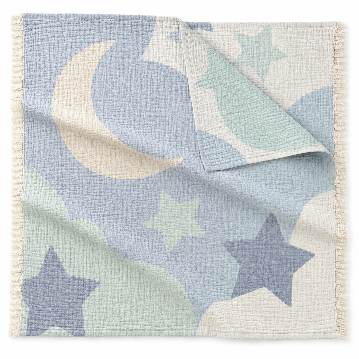 Baby Blankets 100% Cotton Swaddles Customized & Certified -  RT898