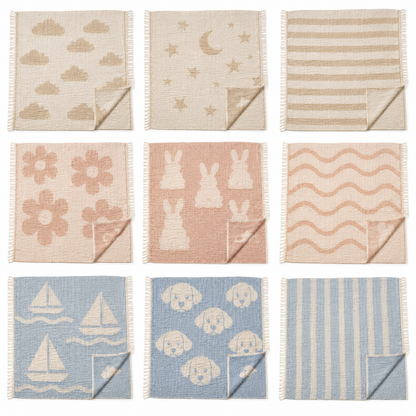 Baby Blankets 100% Cotton Swaddles Customized & Certified -  RT898