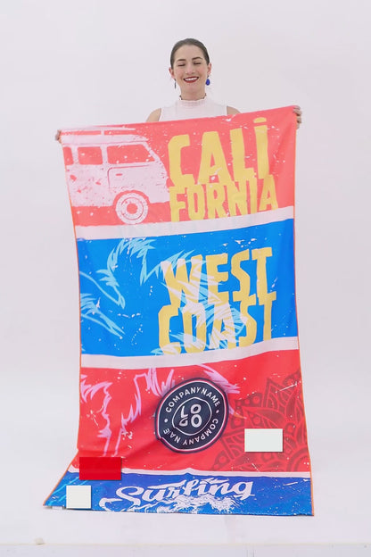 Kona - Brushed Velour & Cotton Beach Towels - RT500