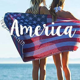 American Flag Towel - RT080 in Default Title