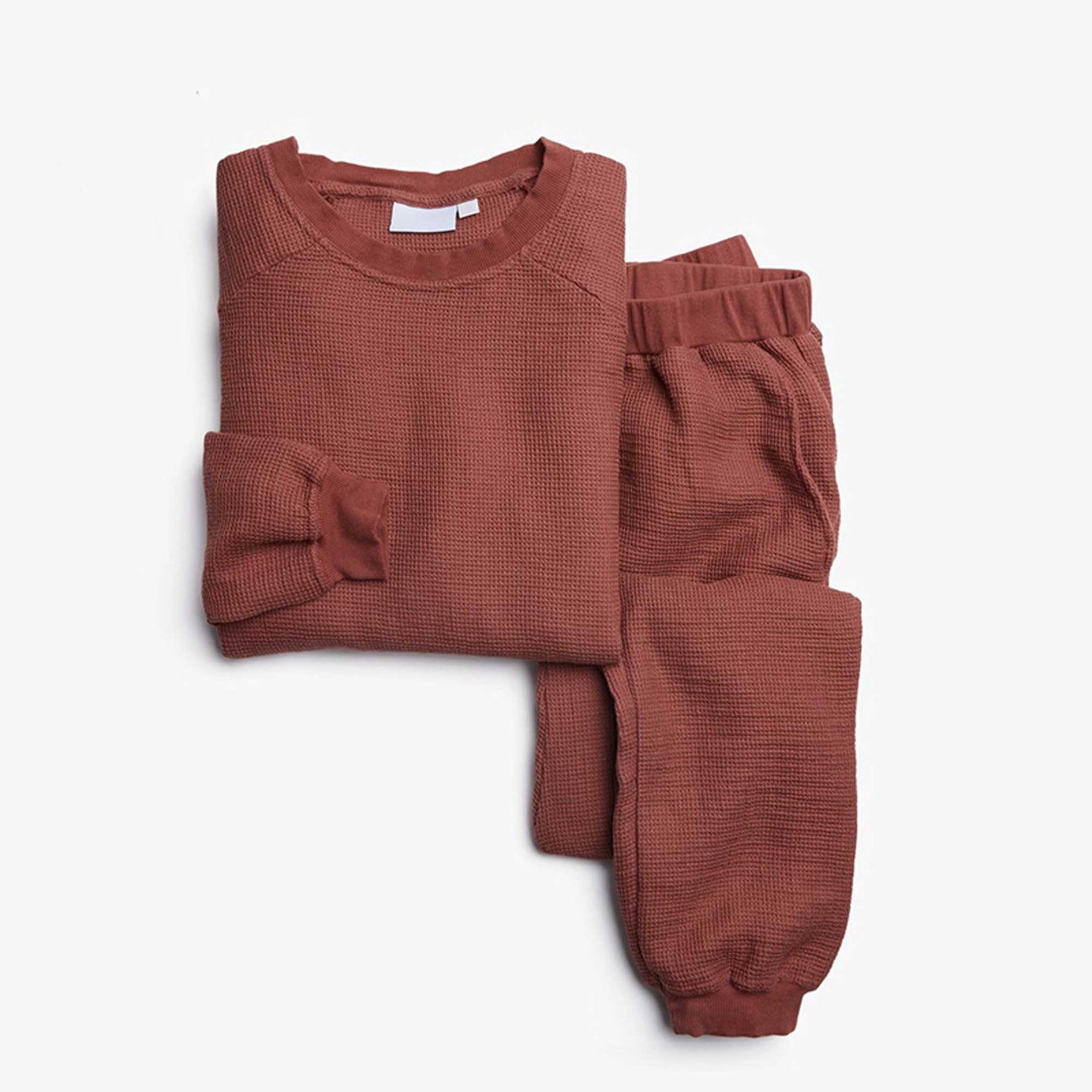 Custom Waffle Weave Pajama Lounge Wear Sets - RT891