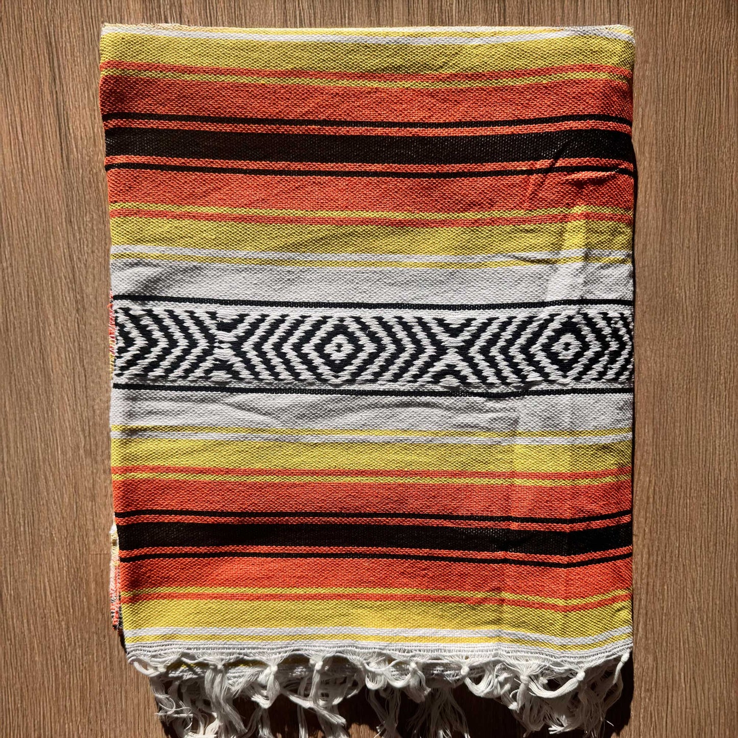 Riviera Maya Falsa Throw - Custom Decorated Sarapes  RT747