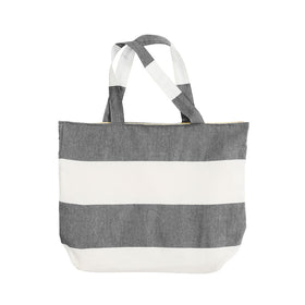 Biarritz Beach Bag Tote - RT8403 in Black/White