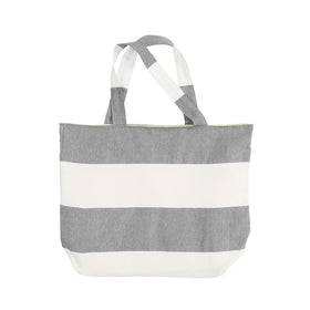 Biarritz Beach Bag Tote - RT8403 in Dark Grey/White