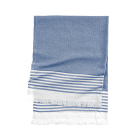 Calabria Turkish Towels -  RT027 in Denim Blue