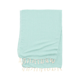 Chevron Turkish Towel - RT028 in Mint