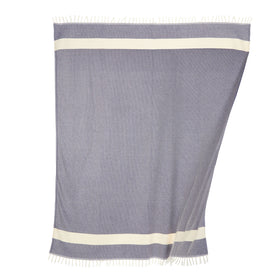 Cross Hatch Warm Woven Blankets RT811 in Navy