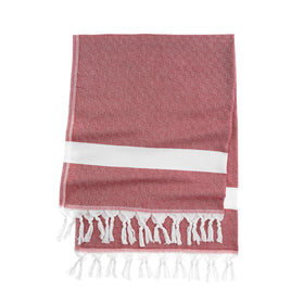 Diamond Turkish Towel RT019 in Burgundy