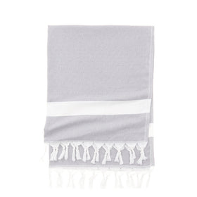 Diamond Turkish Towel RT019 in Silver
